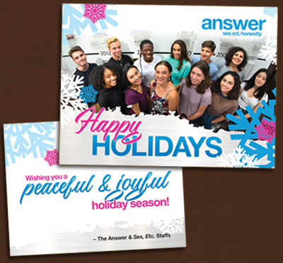 Answer 2019 holiday card.