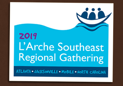 L'Arche Atlanta 2019 gathering logo.