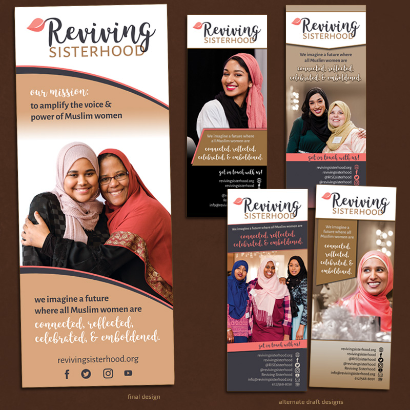 RISE retractable banner.
