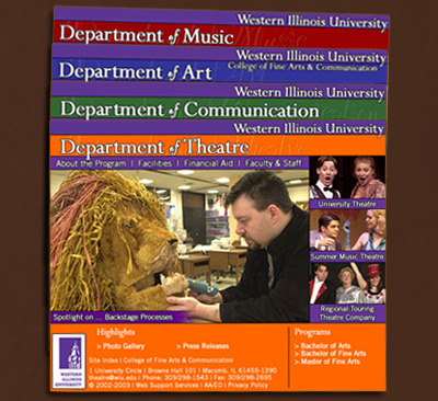 Fine Arts and Communication site.