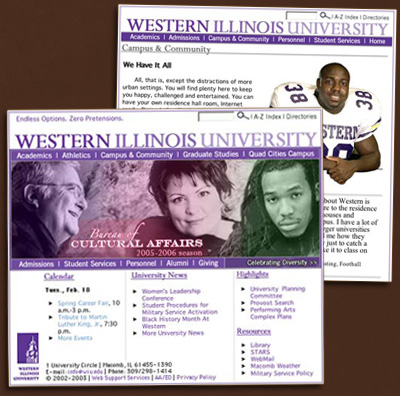 Western Illinois University site.