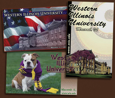 Western Illinois University e-postcards.