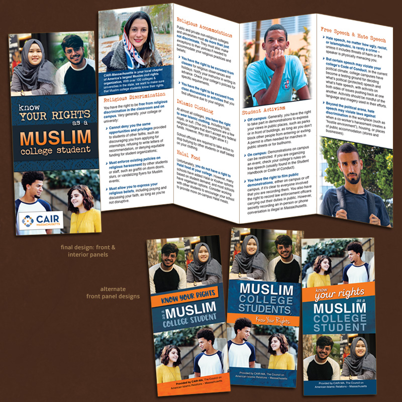 CAIR-MA college brochure.