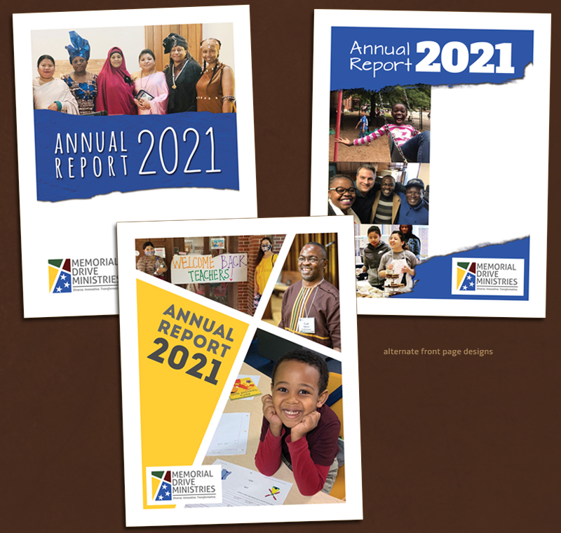 Memorial Drive Ministries annual report 2021.