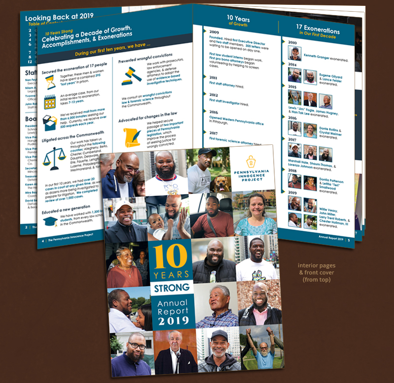 Pennsylvania Innocence Project annual report 2019.